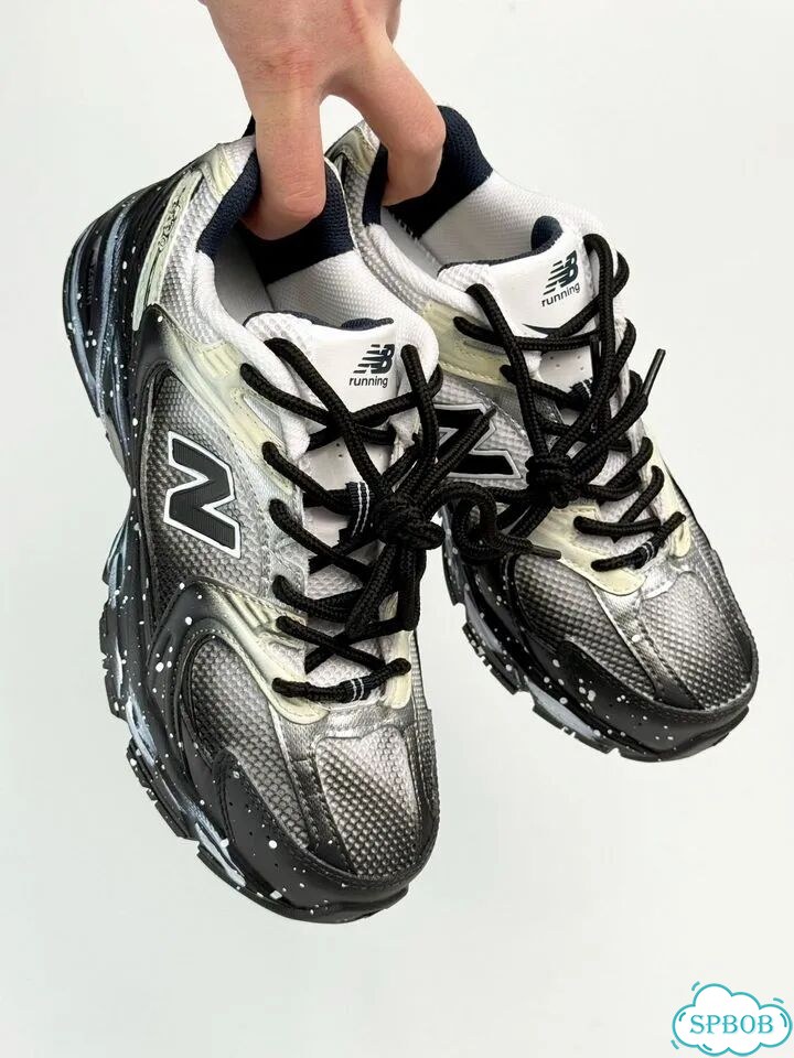 New Balance 530 Black White фото 8