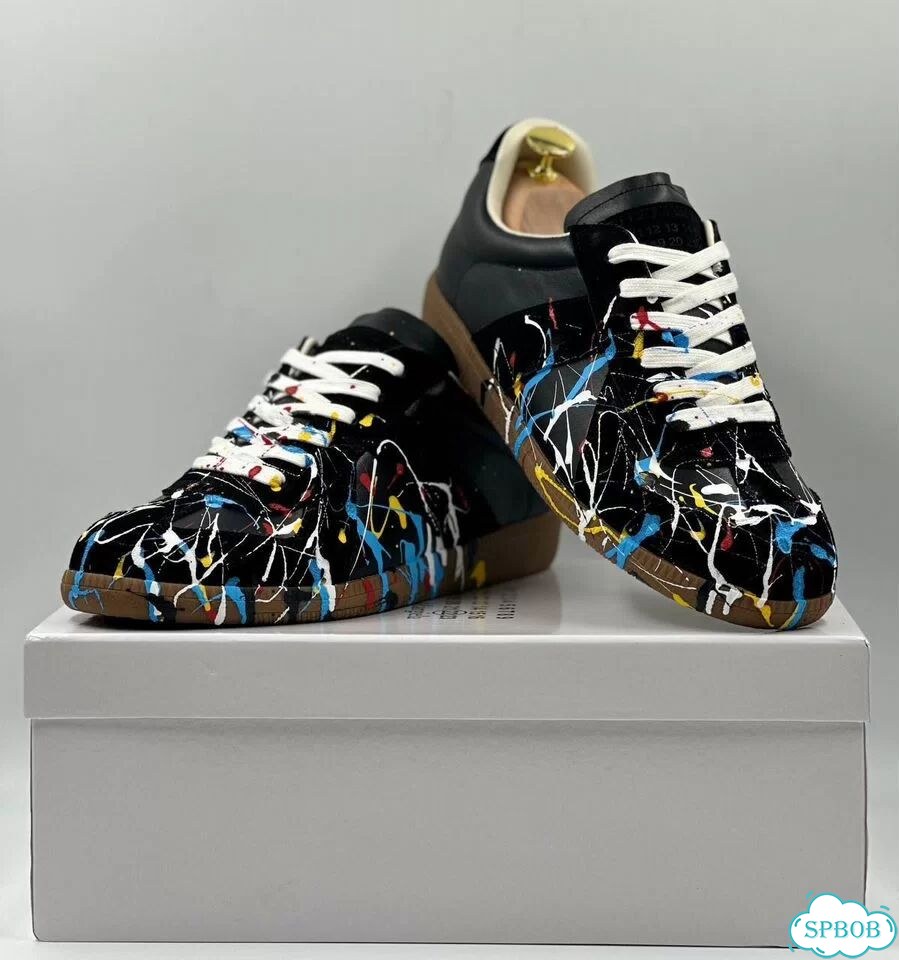 Maison Margiela Replica Paint Splatter Black Brown фото 1