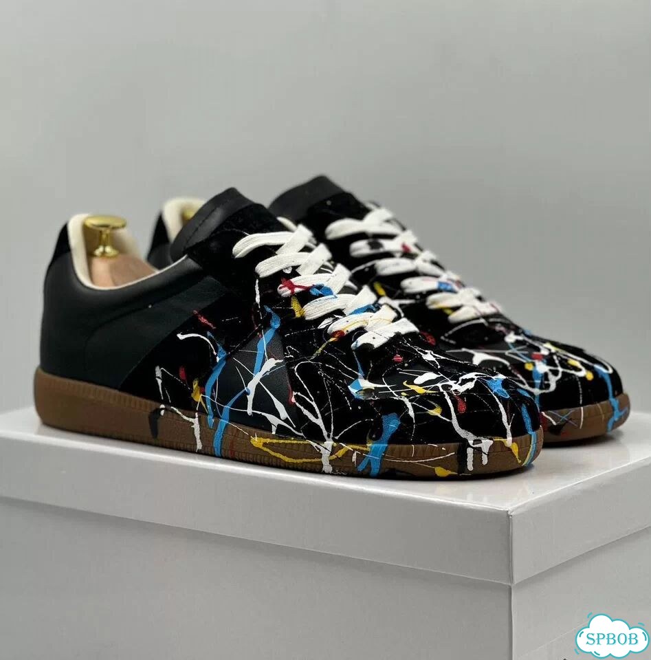 Maison Margiela Replica Paint Splatter Black Brown фото 2
