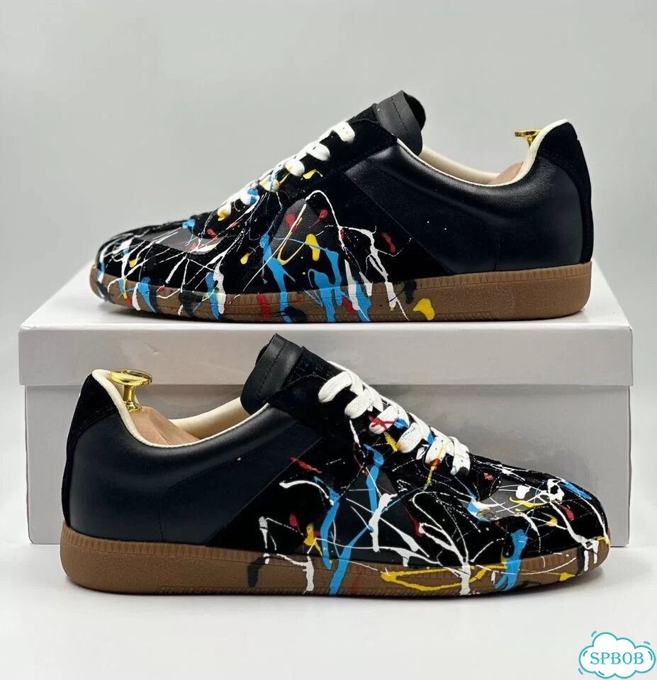 Maison Margiela Replica Paint Splatter Black Brown фото 8