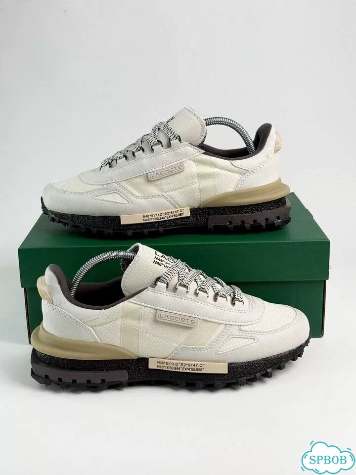 Lacoste L-Spin Trail White Black фото 1