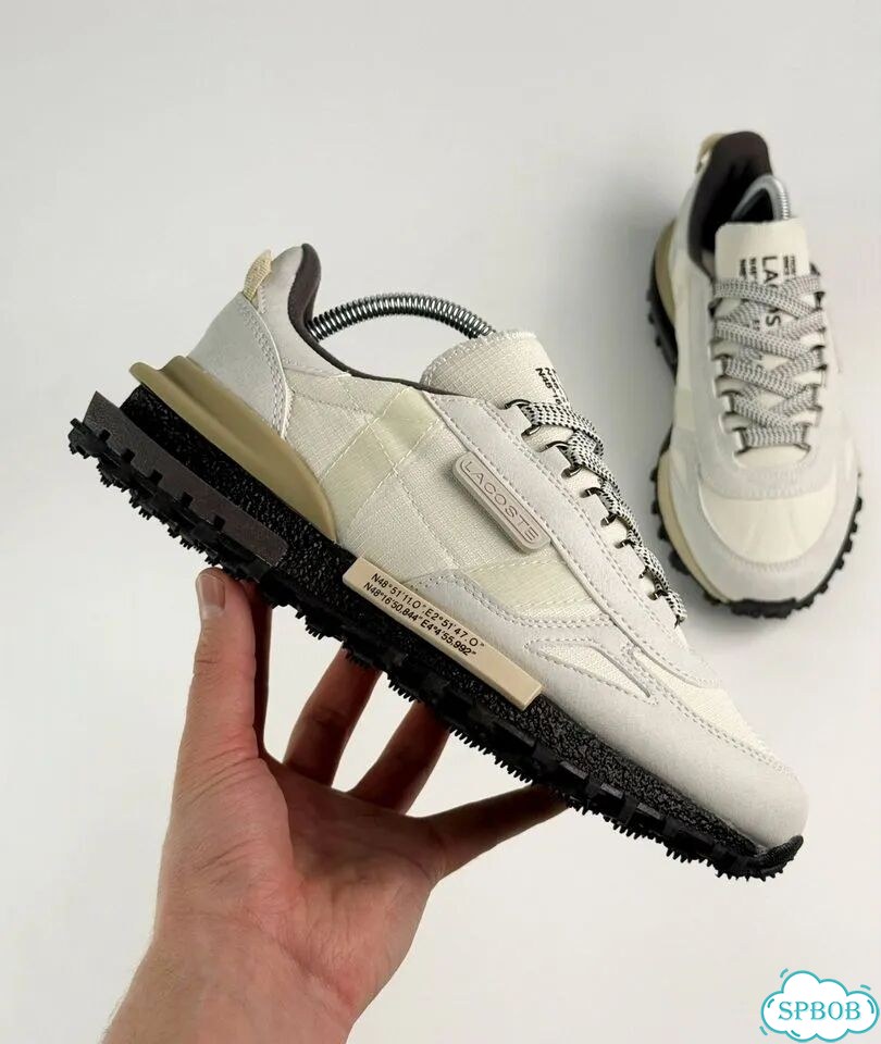 Lacoste L-Spin Trail White Black фото 3