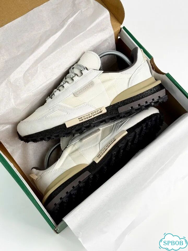 Lacoste L-Spin Trail White Black фото 5