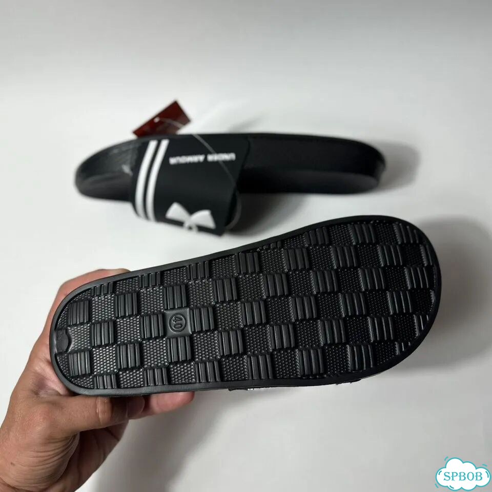 Тапки сланцы Under Armour черные резиновые новые фото 4