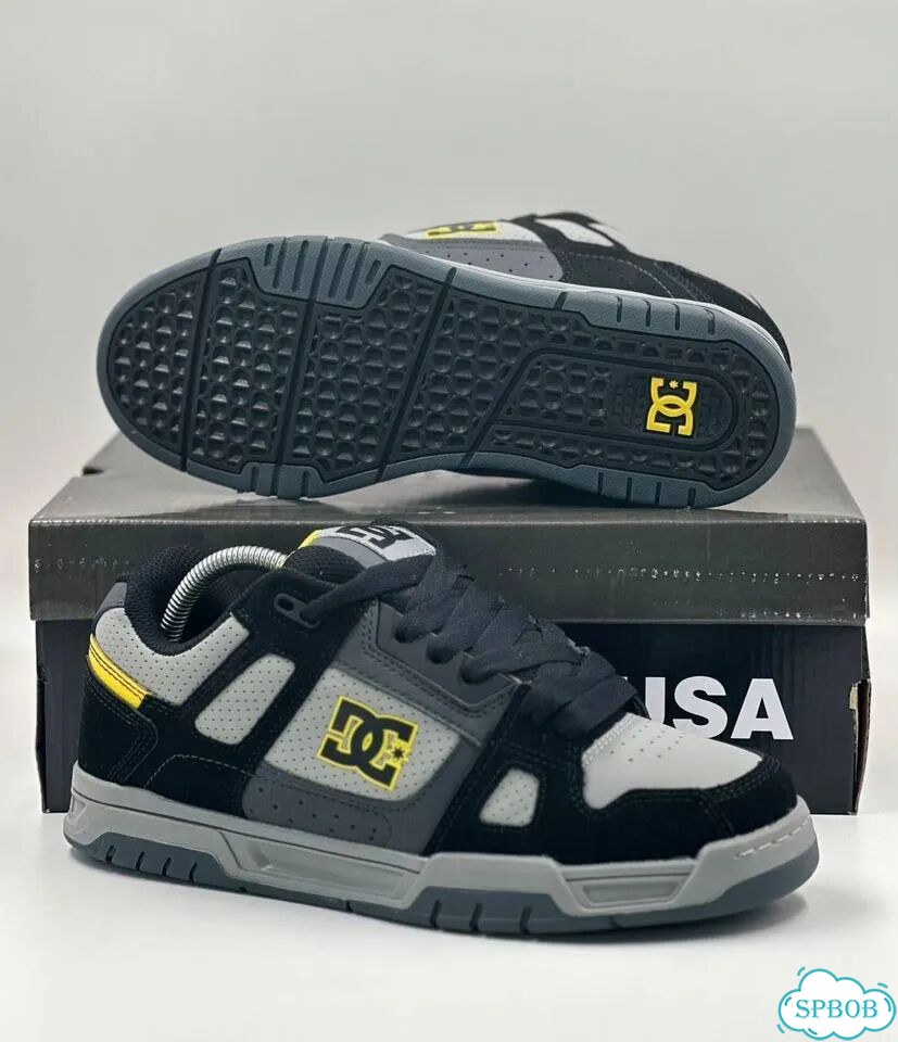 DC shoes kelso Black Grey Yellow фото 1