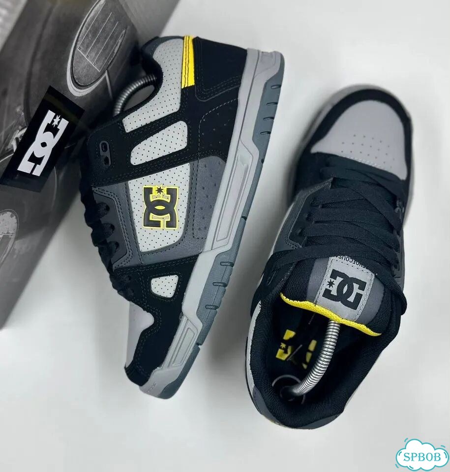 DC shoes kelso Black Grey Yellow фото 3