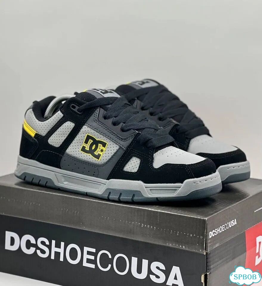 DC shoes kelso Black Grey Yellow фото 7