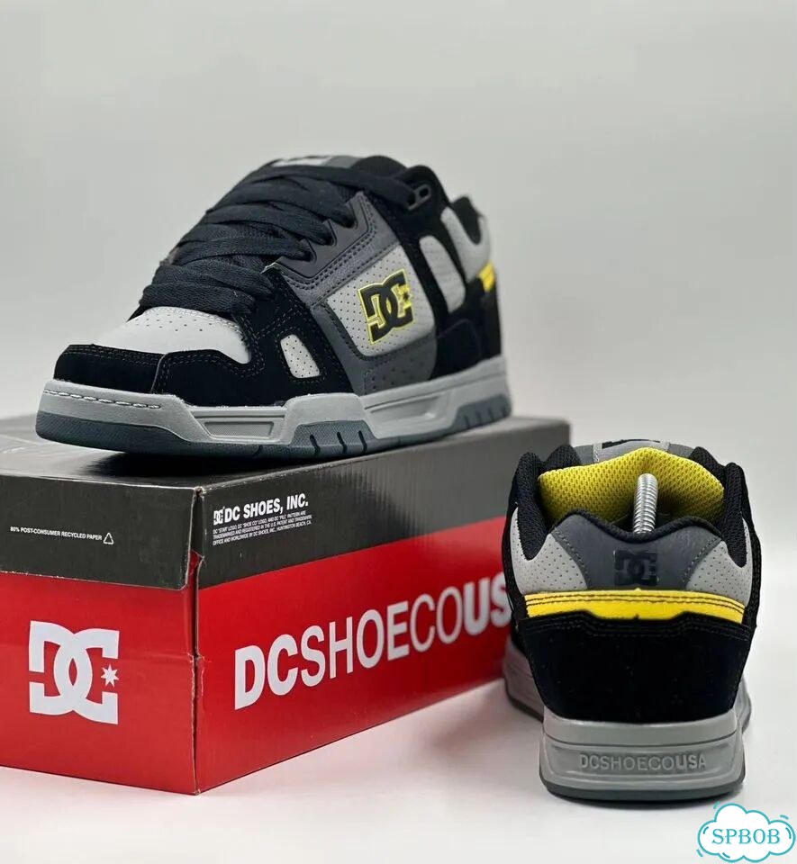 DC shoes kelso Black Grey Yellow фото 8