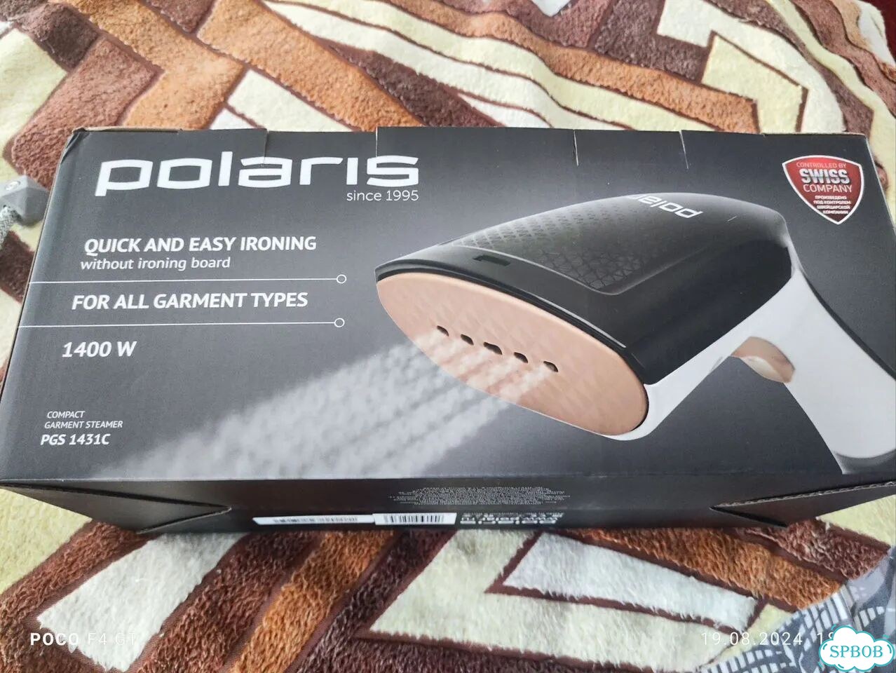 Ручной отпариватель polaris фото 1