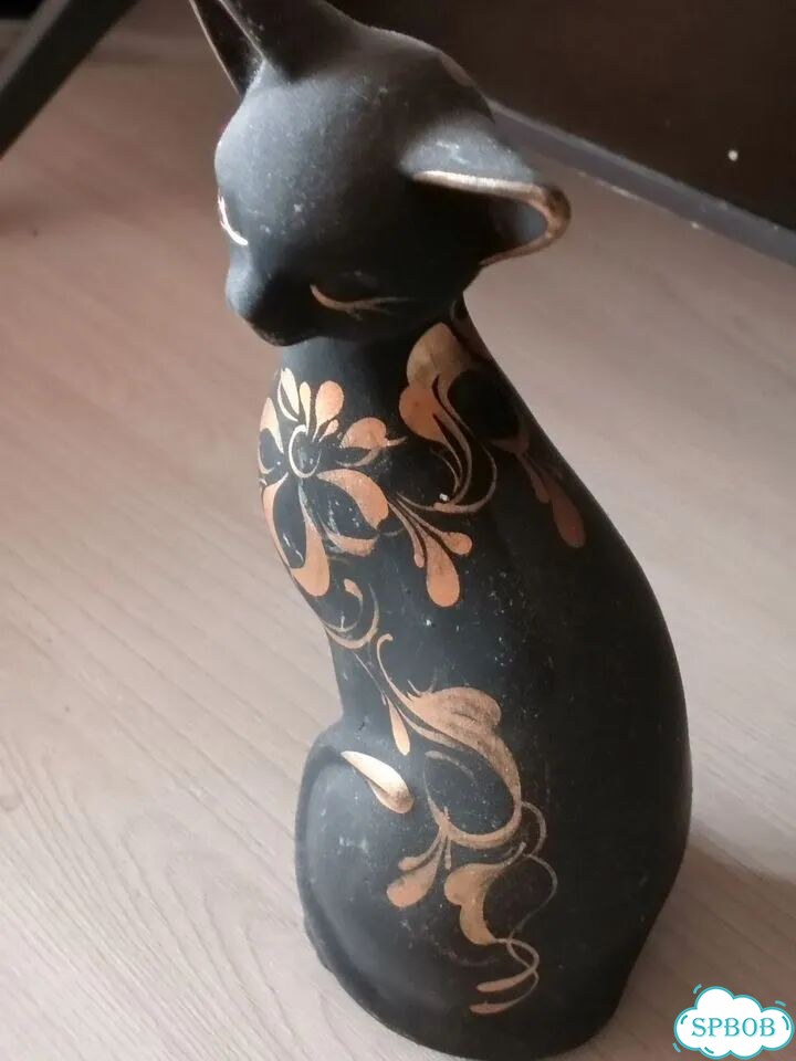 Статуэтка фарфор оберег кошка фото 3
