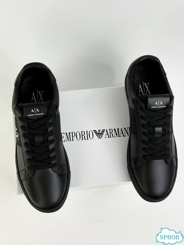 Armani Exchange Low Top Black фото 1