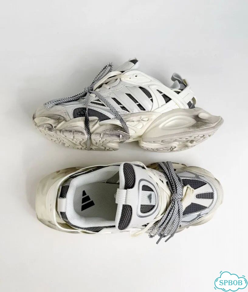 Adidas XLG Runner Deluxe White Grey фото 4