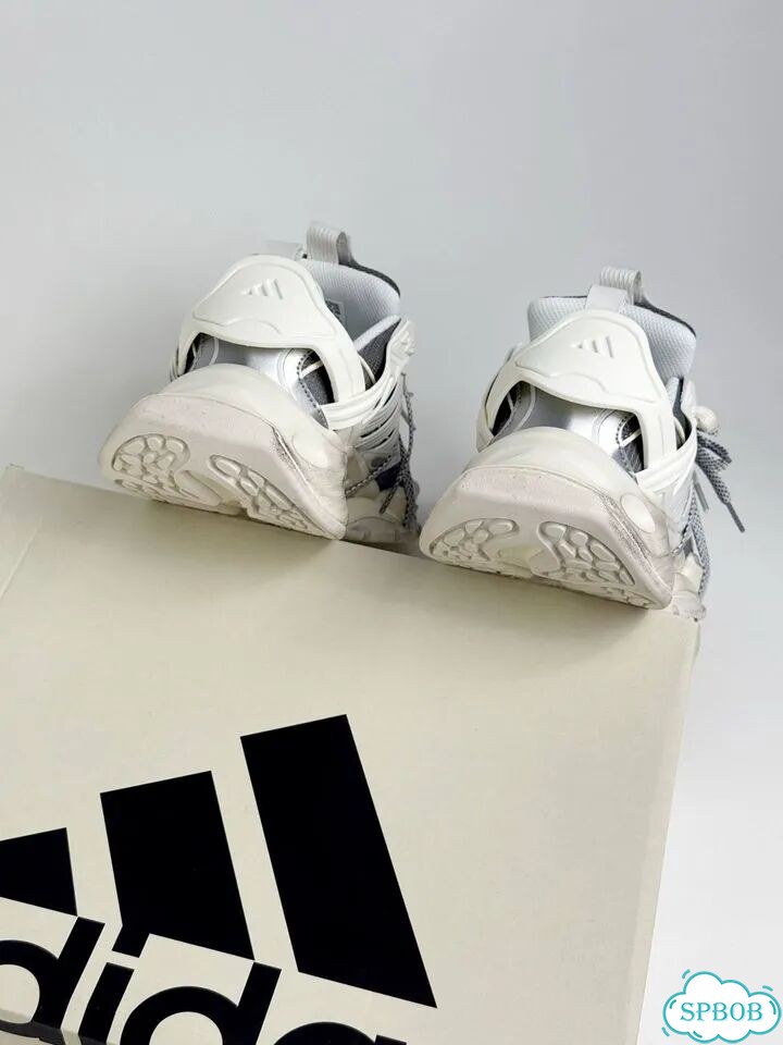 Adidas XLG Runner Deluxe White Grey фото 5