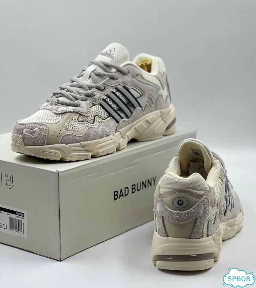 Adidas Response CL & Bad Bunny Cream Grey фото 2