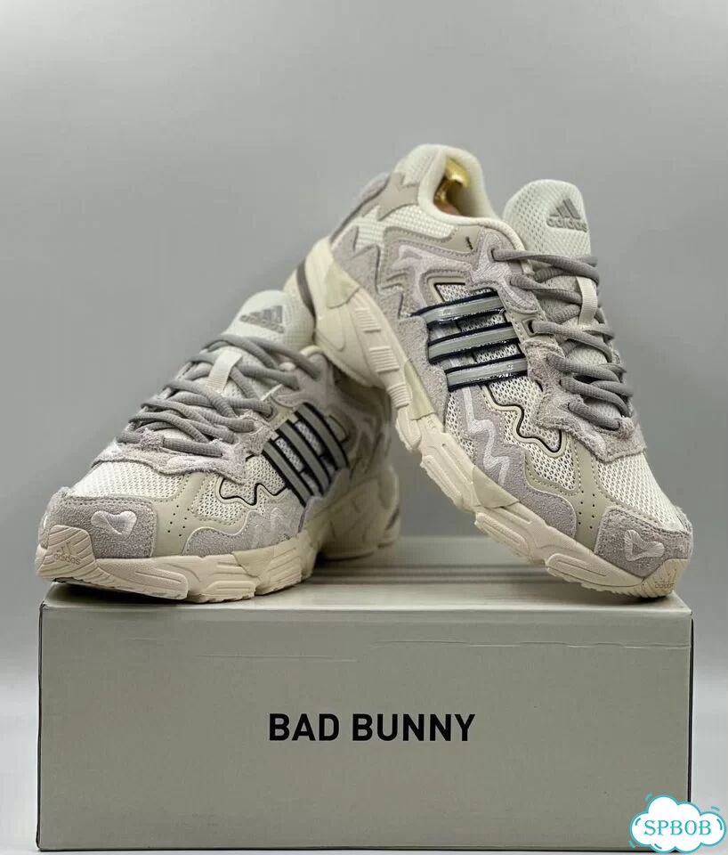Adidas Response CL & Bad Bunny Cream Grey фото 8