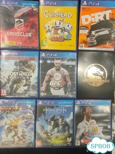 9 игр для PS4 в хорошем состоянии — Большой набор фото 1