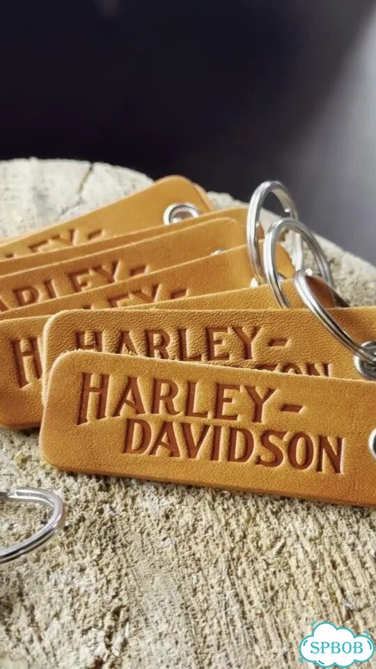 Брелок Harley-Davidson натуральная кожа фото 1