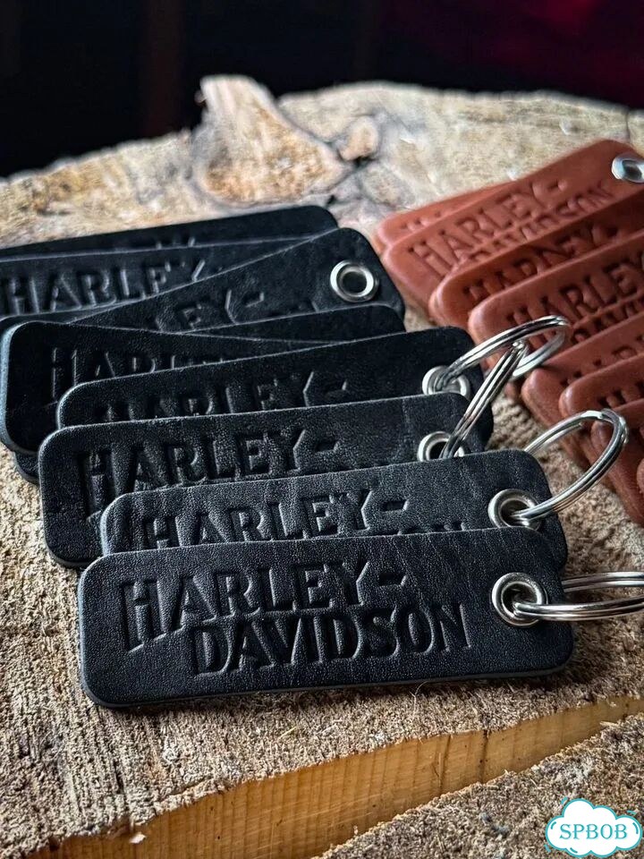 Брелок Harley-Davidson натуральная кожа фото 2