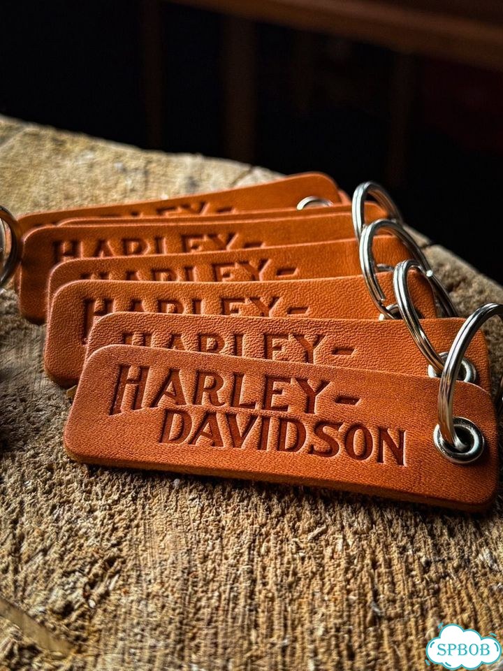 Брелок Harley-Davidson натуральная кожа фото 4