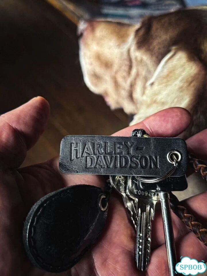 Брелок Harley-Davidson натуральная кожа фото 5