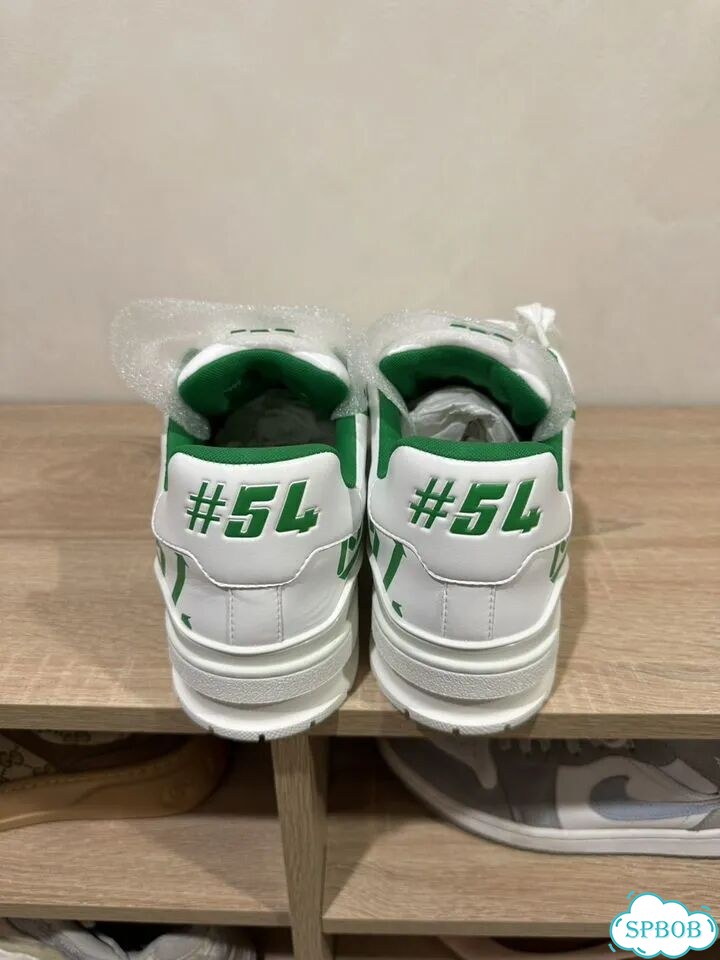Louis Vuitton Trainer Sneaker White/Green 43 EUR фото 5