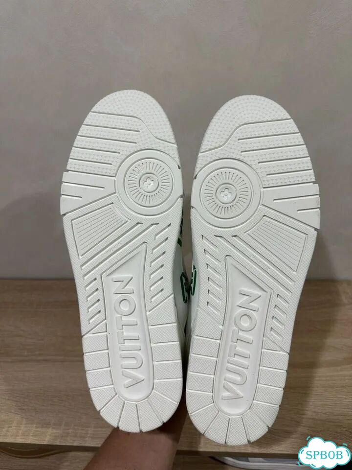 Louis Vuitton Trainer Sneaker White/Green 43 EUR фото 7