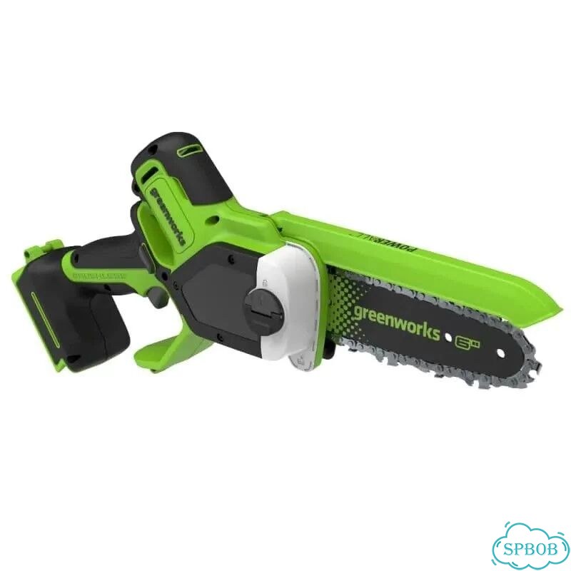 Мини пила аккумуляторная Greenworks GD24CS15 фото 4