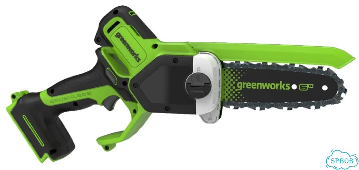 Мини пила аккумуляторная Greenworks GD24CS15 фото 5