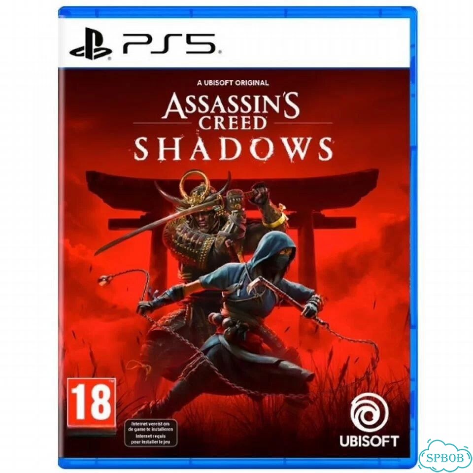 Игра на диске Assassins Creed Shadows для PS5, Русские субтитры фото 1