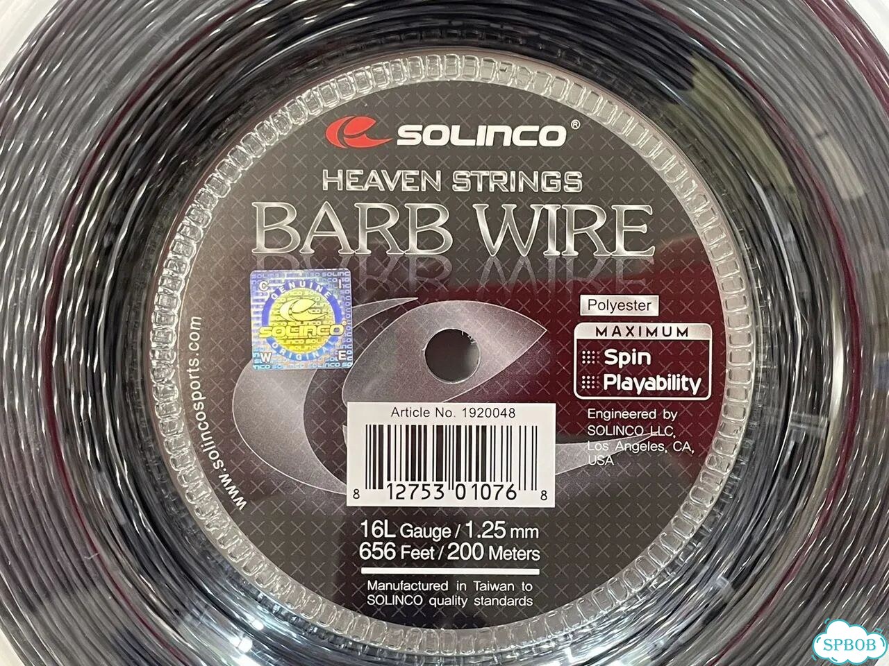 Струны Solinco Barb Wire Black 200M (1.25мм) фото 2