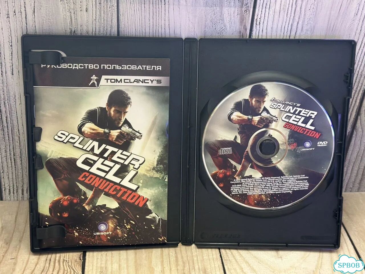 Диск с игрой Splinter Cell Conviction на пк лиценз фото 2