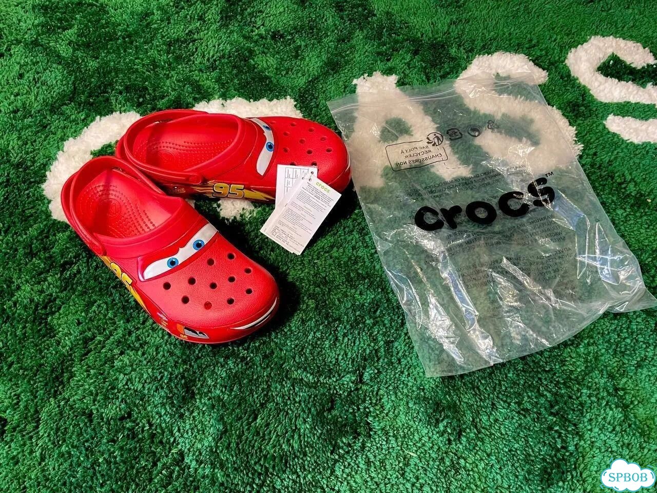 Тапки Crocs mcqueen фото 1