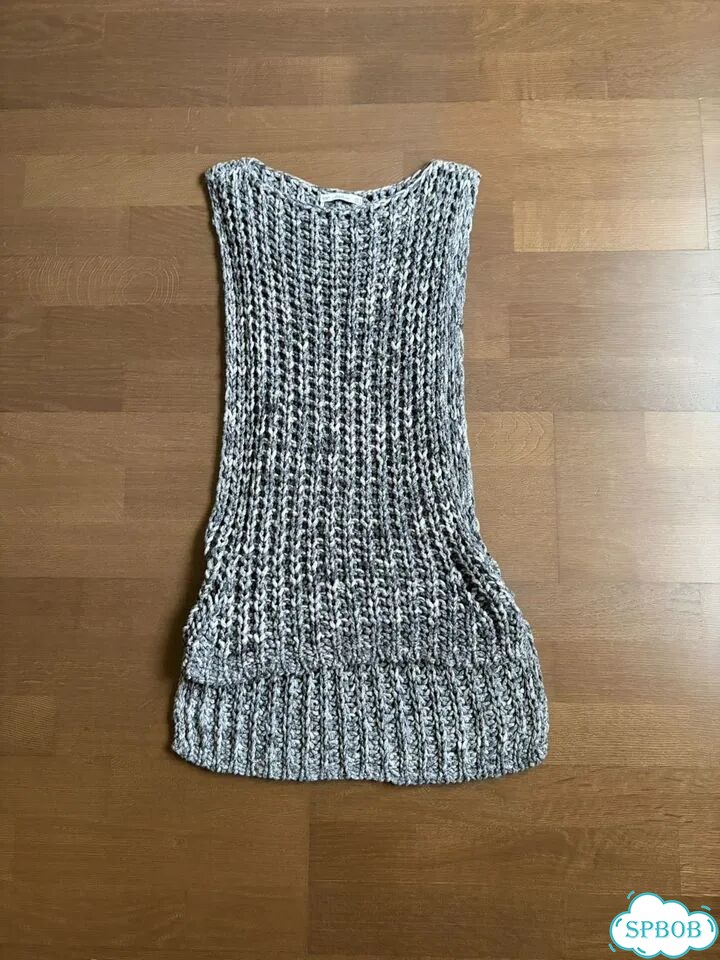 Zara Жилетка вязаная длинная фото 1