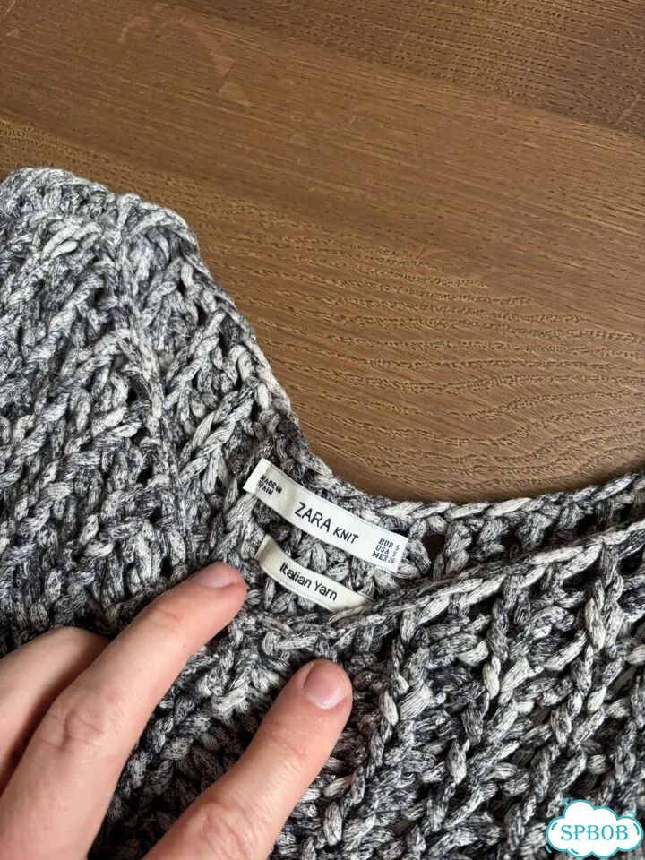 Zara Жилетка вязаная длинная фото 4