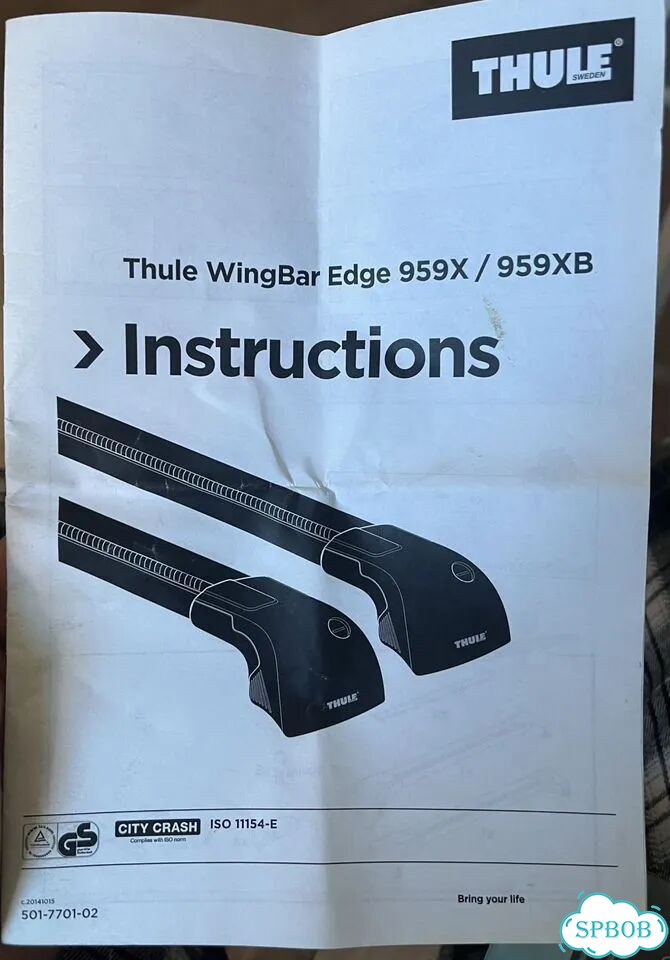 Багажник Thule wingbar edge 9595 + Opel Vectra C фото 5