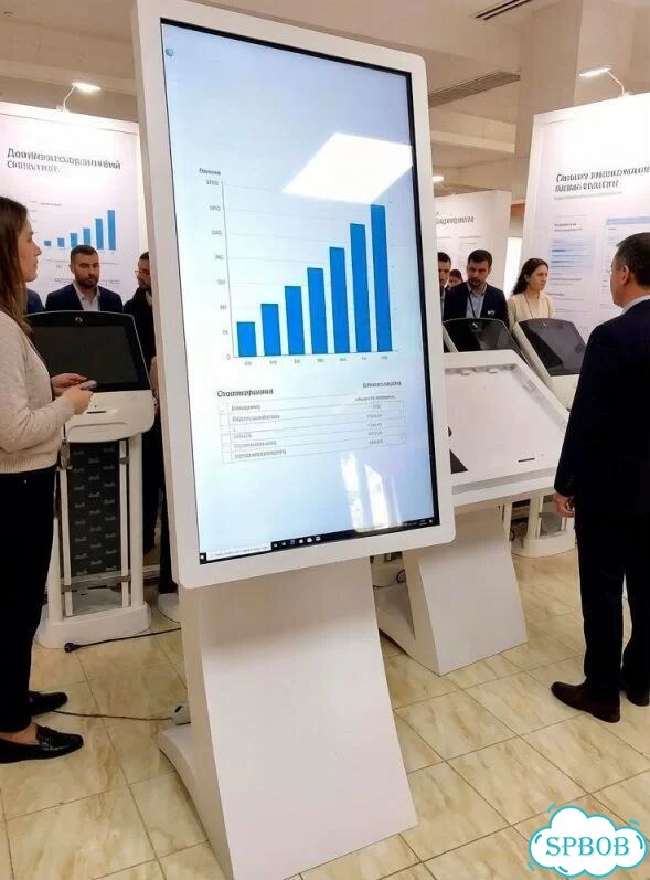 Сенсорная стойка для информационных задач фото 1