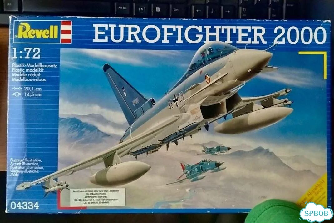 Модель самолета Eurofighter 2000 1:72 Revell фото 1
