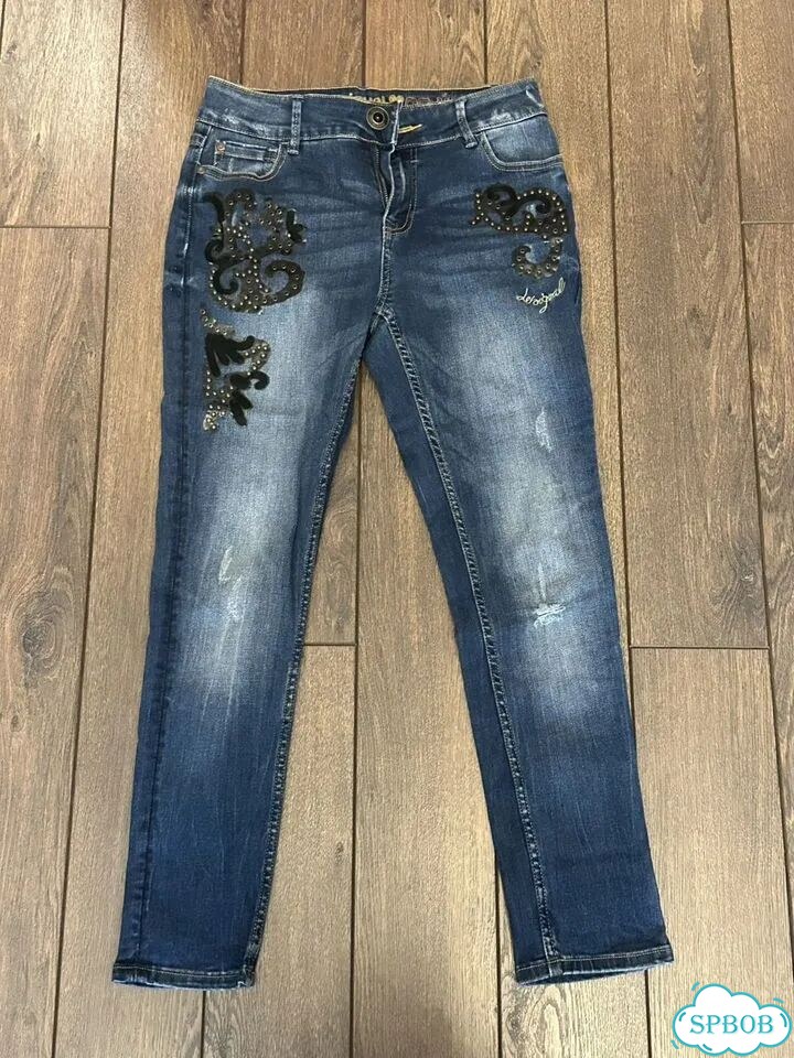 Скинни джинсы desigual оригинал y2k фото 1