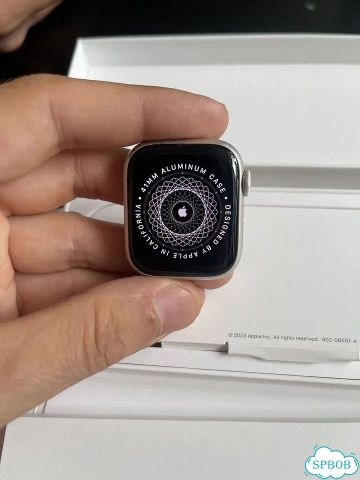 Часы apple watch 9 41 mm starlight фото 1