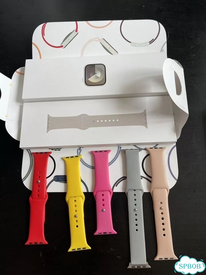Часы apple watch 9 41 mm starlight фото 3