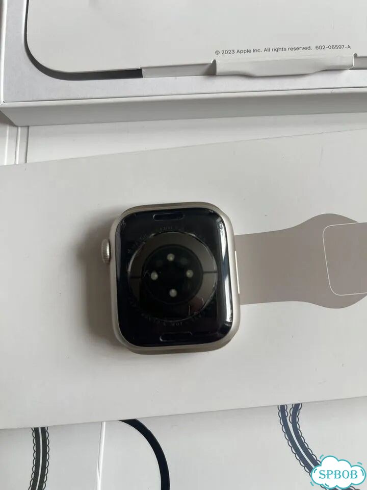 Часы apple watch 9 41 mm starlight фото 4