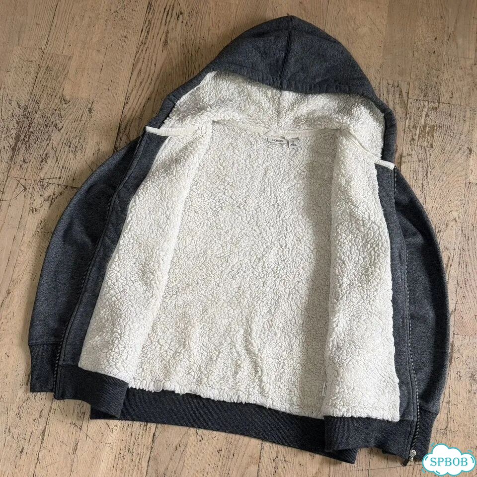 L.L.Bean Sherpa Lined S/M Утепленное худи фото 3