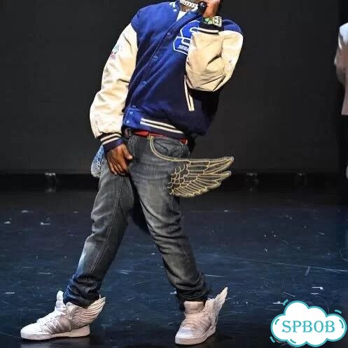 Adidas x Jeremy Scott джинсы wings фото 7