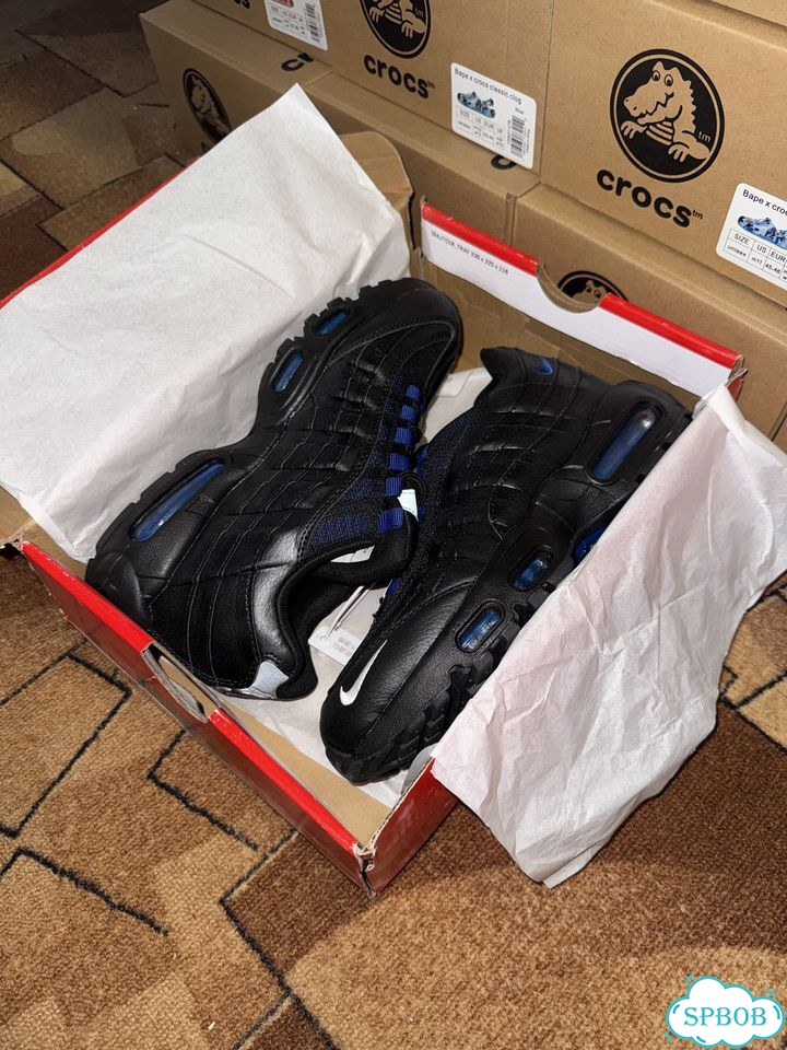 Nike Air Max 96 Black Blue 40-45 фото 1