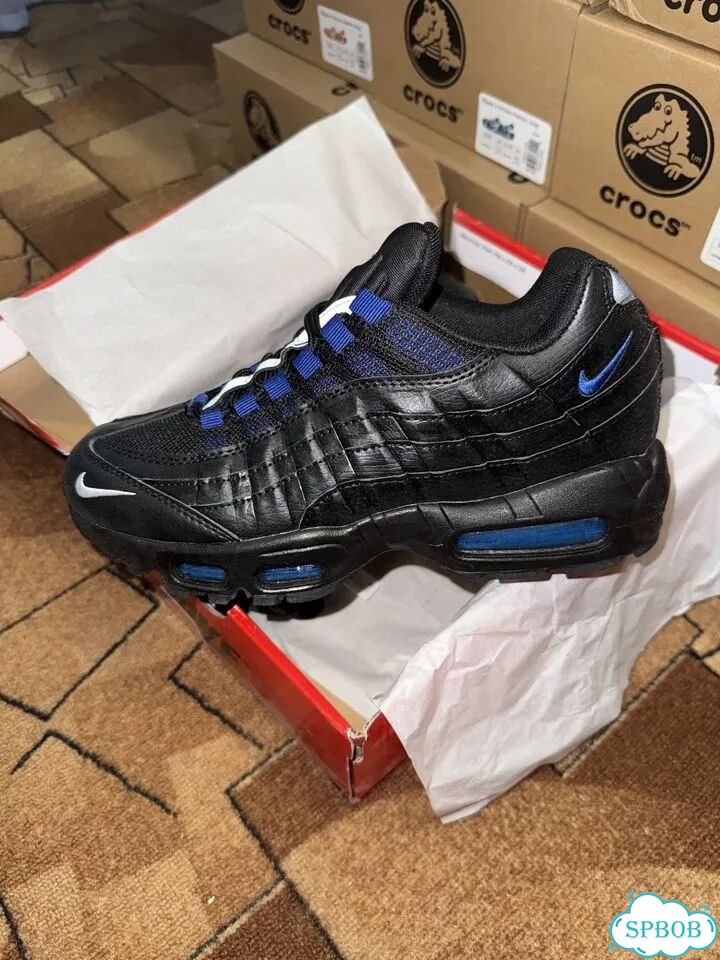 Nike Air Max 96 Black Blue 40-45 фото 2