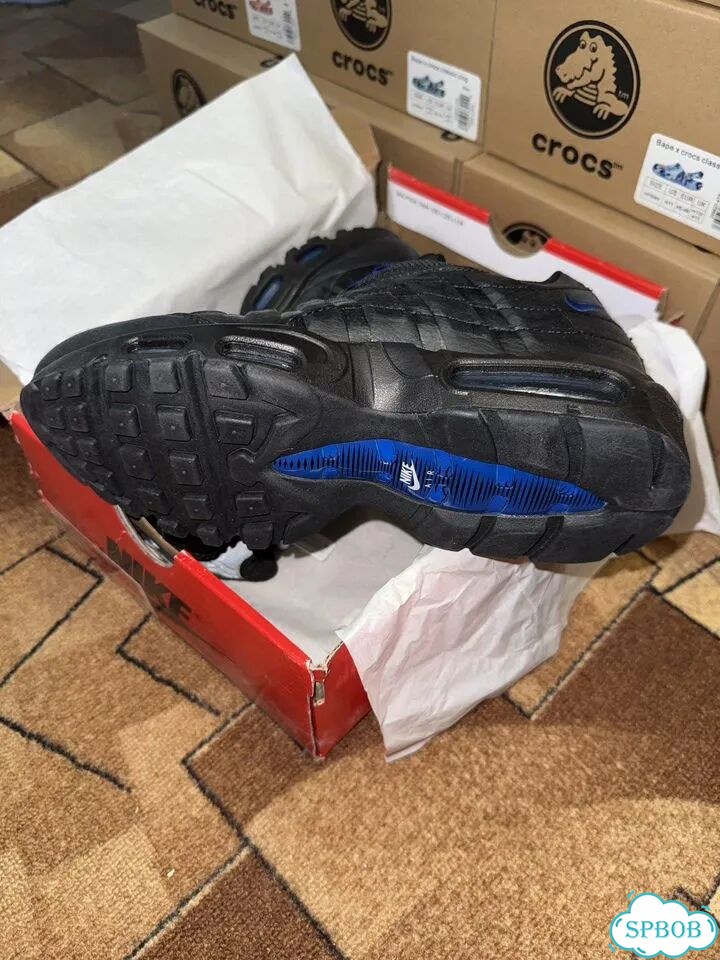 Nike Air Max 96 Black Blue 40-45 фото 3