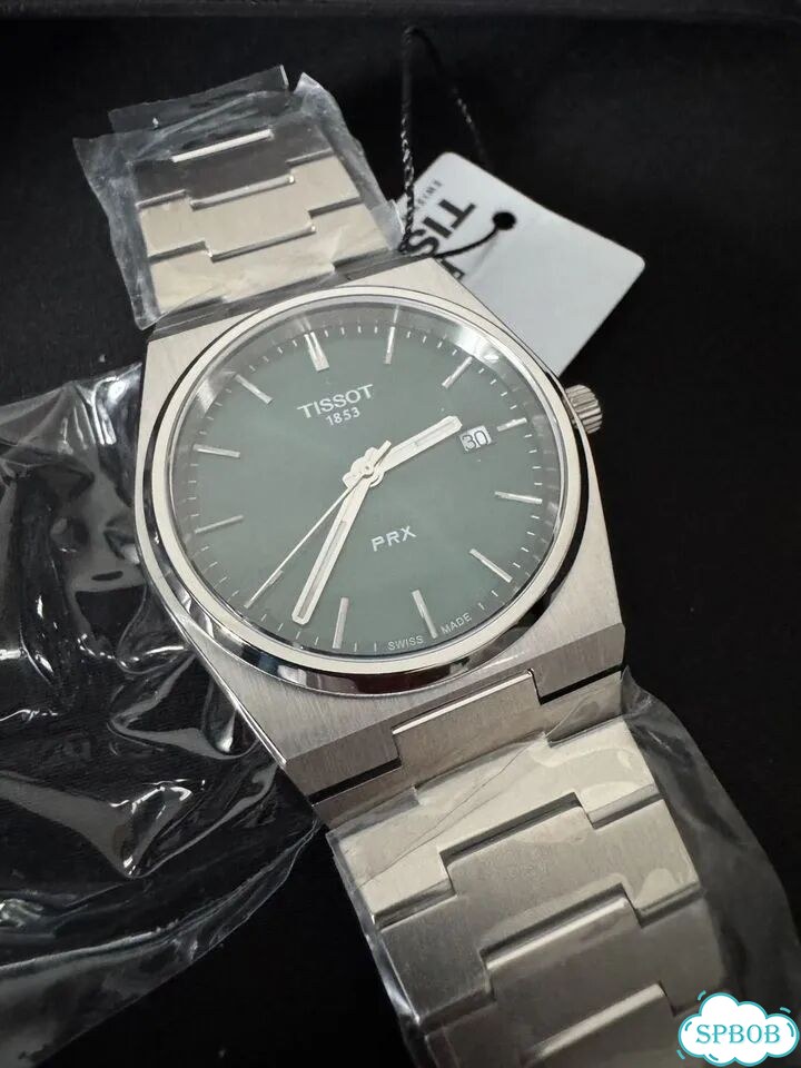 Tissot PRX 40mm зеленые фото 1