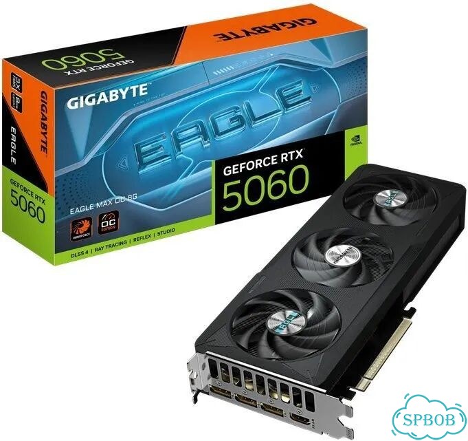 Видеокарта Gigabyte RTX 5060 8Gb Eagle Max OC фото 1