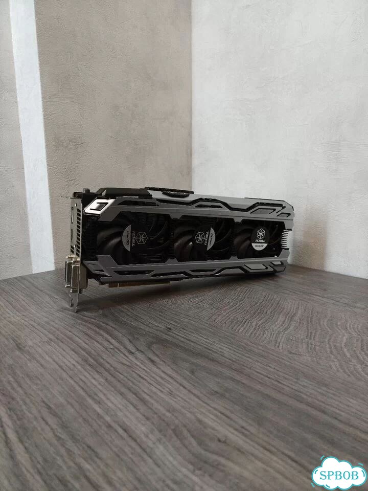 Видеокарта GTX 1070Ti 8GB inno3D ichill X3 фото 3