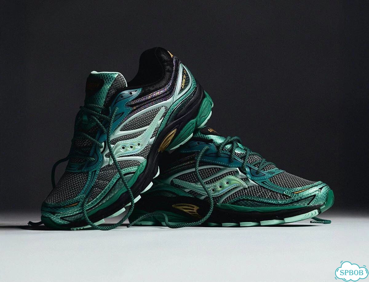 Saucony Pro Grid 9 Number Green фото 3